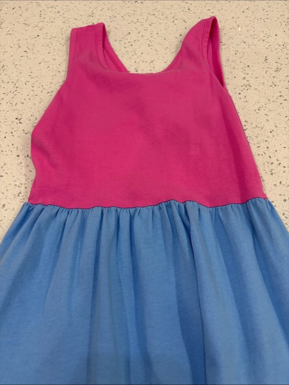 Vineyard Vines Girls' Tiered Colorblock dress size Small